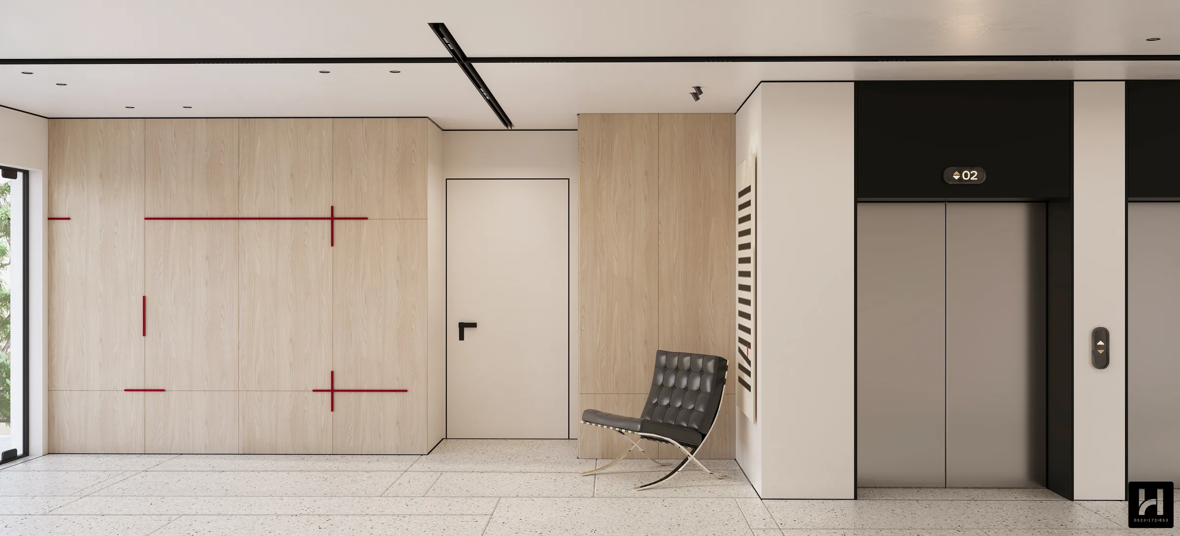 Bauhaus Lobby, detail