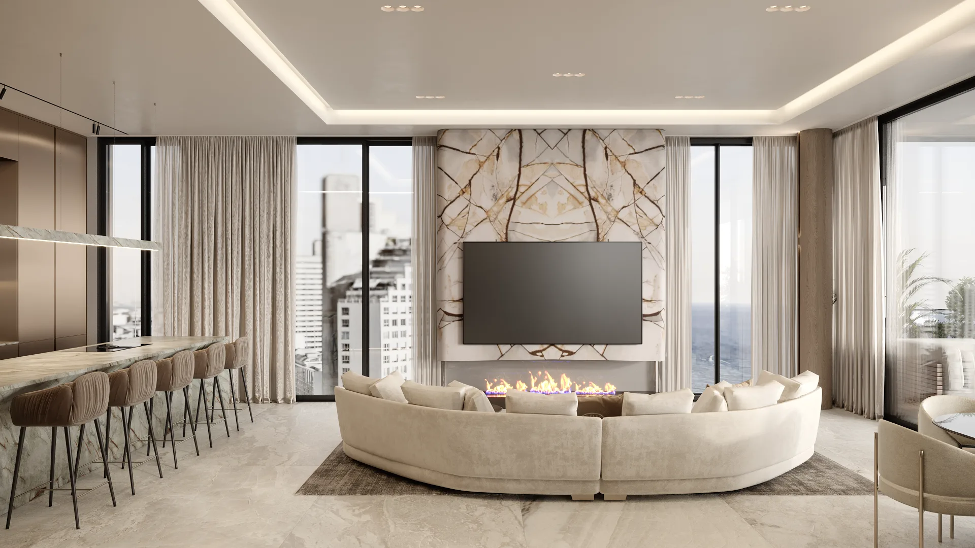 Golden Penthouse, Penthouse