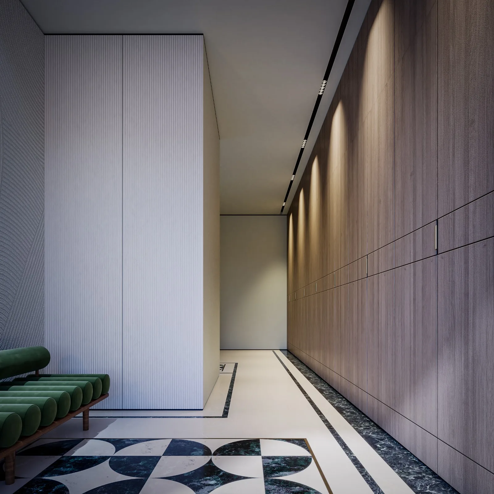 Sharet 38 Lobby, detail